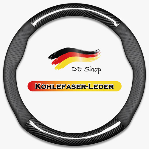 Lenkradbezug kohlefaser leder - lenkradbezug,
